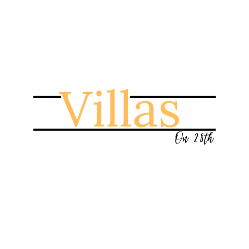 a close up of a business card with the villas logo on it